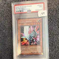 Yu-Gi-Oh! TCG [PSA 9] Blade Knight - Foil Error - CT1-EN002 Promo 2004 - Image 3