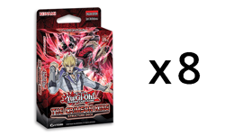 Yu-Gi-Oh! 1st Ed The Crimson King Structure Deck 8ct DISPLAY BOX NEW - Image 1