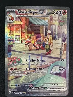 Pokemon TCG Skeledirge ex - SV02: Paldea Evolved 258/193 SIR - Image 1