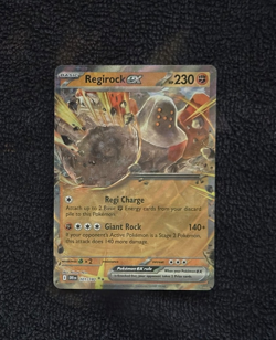 Regirock ex 101/182 - Pokemon TCG: Destined Rivals - Double Rare Holo MINT! - Image 1