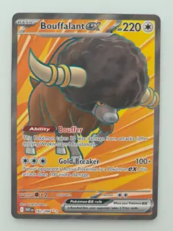 Bouffalant ex - 162/086 - Ultra Rare - White Flare - Pokemon Card 162/086 - Image 1