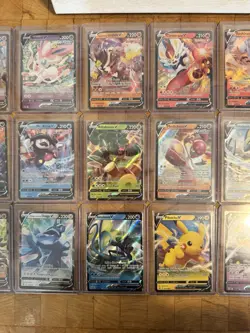 Pokemon V Cards Lot 21 Holo Corviknight, PIKACHU PROMO, Sylveon, Cinderace - Image 3