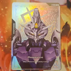 Bandai Gundam Kimaris Resource Card R-019 Holo Gundam War TCG - Image 1