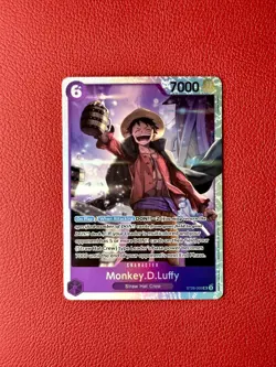 Monkey.D.Luffy ST26-005 SR ONE PIECE Card Game NM Purple Starter Deck 26 NM - Image 1