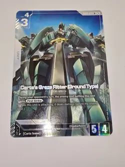 Carta's Graze Ritter Ground Type R+ GD02-073 Dual Impact Gundam Card Game - Image 1
