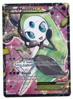 Pokemon Card: Meloetta EX RC25/RC25 FULL ART Legendary Treasures Ultra Rare! - Image 1