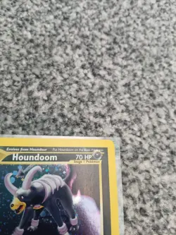 Pokemon Houndoom Holo Card Neo Discovery 4/75 Series WOTC - Image 2