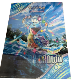 Pokemon Stellar Crown Official Promo Lenticular 3D Poster 17x24 - Image 1