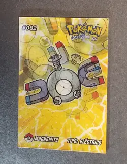 MAGNEMITE X MAGNETON EVOLUTION - POKEMON RARE 3D CCG HOLO CARD - Image 1