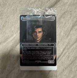 SHIPS NEXT DAY Magic The Gathering Final Fantasy Zack Fair Promo Card - Image 1