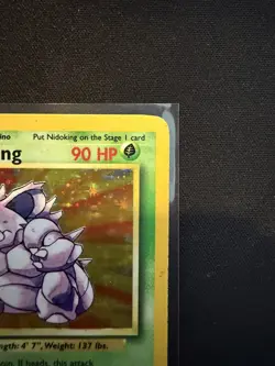Pokemon TCG Nidoking Holo Rare Card Base Set 11/102 WOTC - Image 2