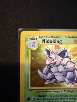 Pokemon TCG Nidoking Holo Rare Card Base Set 11/102 WOTC - Image 3