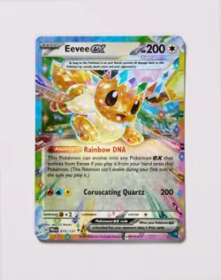 Eevee ex 075/131 Holo Double Rare Prismatic Evolutions Pokemon Holo Near Mint - Image 1