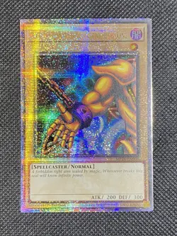 YuGiOh! Right Arm Of The Forbidden One MP24-EN004 Quarter Century Rare 1st Ed NM - Image 1