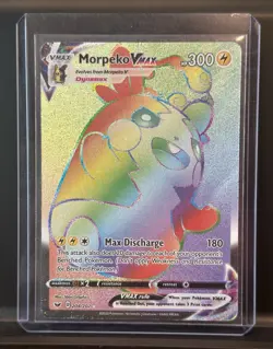 The Pokemon Company Morpeko VMAX Secret Rare Full Art Holo 204/202 English - Image 1