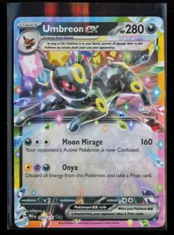 Umbreon ex 060/131 Holo Double Rare Prismatic Evolutions Pokemon Holo Near Mint - Image 1
