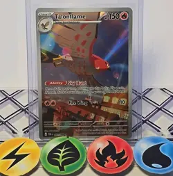 Pokemon TCG Talonflame 91/88 Perfect Order Illustration Rare 2026 NM - Image 1
