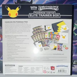 Pokemon Celebrations ETB Pokemon Center Elite Trainer Box FACTORY SEALED - Image 2