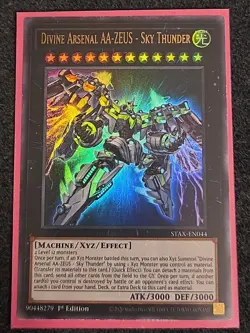 Divine Arsenal AA-ZEUS - Sky Thunder STAX-EN044 Set 1st Edition VLP Ultra Rare - Image 1