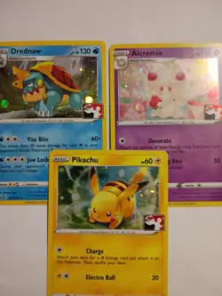 Pikachu 065/202 - League Promo Prize Play! Cosmos Holo Stamped Pokemon TCG NM - Image 2
