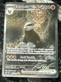The Pokemon Company Excadrill ex 168/086 Sv: Black Bolt SIR Holo 270HP EN - Image 1
