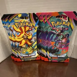 Pokemon Mega Evolution Chaos Rising English Booster Pack Lot of 10 Booster Packs - Image 1