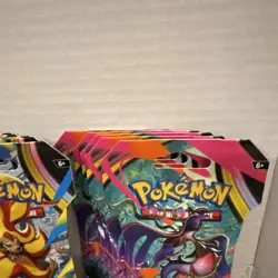Pokemon Mega Evolution Chaos Rising English Booster Pack Lot of 10 Booster Packs - Image 4