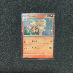Pokemon TCG Arcanine SVP Black Star Promos SVP011 Promo Holo 130 HP (EN) - Image 1