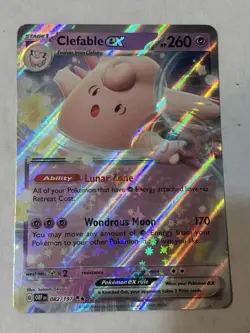 Clefable ex 082/197 SV03 Obsidian Flames Holo Double Rare EN - Image 1
