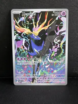 Pokemon TCG Xerneas Illustration Rare Full Art Holo HP130 091/086 Chaos Rising - Image 2