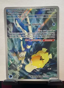 Misty’s Psyduck IR 193/182 Destined Rivals Illustration Rare Pokemon SV10 - Image 2