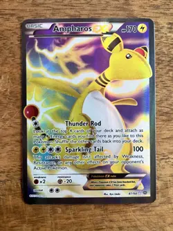 The Pokemon Company Ampharos EX 87/98 XY Ancient Origins Ultra Rare Holo 170 - Image 1