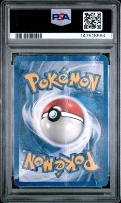 1999 POKEMON FOSSIL #14 RAICHU-HOLO PSA 1 - Image 2