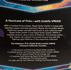 Pokemon Rapid Strike Urshifu VMAX Premium Collection Box 2021 English 290-80893 - Image 4