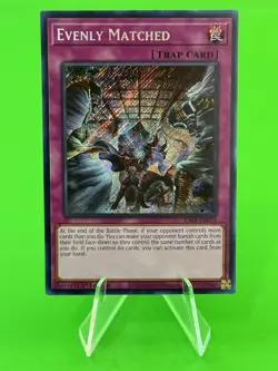 Yu-Gi-Oh Rarity Collection Evenly Matched Secret Rare RA01-EN074 NM!!! - Image 1