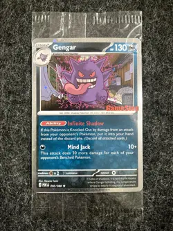 SEALED Gengar 050/088 GameStop Exclusive Cosmos Holo Promo Pokemon TCG NM - Image 1