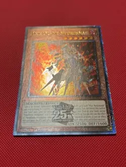 Yugioh! Metalflame Swordsman SUDA-EN014 Quarter Century Secret Rare 1st Ed NM - Image 2