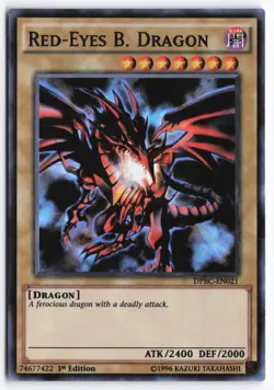 Yugioh - Red-Eyes B. Dragon DPBC-EN021 1st Edition - Super Rare - Image 1