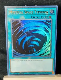 Yu-Gi-Oh! Mystical Space Typhoon *ULTRA RARE* RA02-EN048 1st Edition NM - Image 1