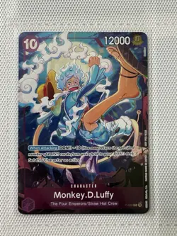 Monkey D Luffy P-099 Promo x2 & Luffy SEC OP09-119 One Piece TCG English - Image 1