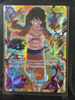 Monkey D Luffy P-099 Promo x2 & Luffy SEC OP09-119 One Piece TCG English - Image 3