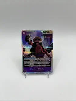 • Monkey.D.Luffy • ST26-005 SR Starter Deck Purple/Black Holo One Piece TCG NM - Image 1