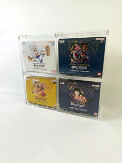One Piece Booster Box Acrylic Display Case Magnetic Lid OP Reprints, & OP3+ - Image 2