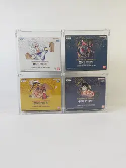 One Piece Booster Box Acrylic Display Case Magnetic Lid OP Reprints, & OP3+ - Image 3