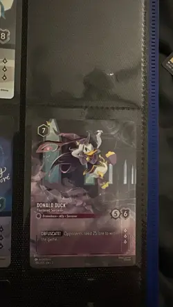 Disney Lorcana Archazia's Island Enchanted Donald Duck Flustered Sorcerer Rare - Image 1