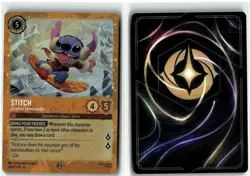 Disney Lorcana TCG Stitch Carefree Snowboarder 42/P3 Foil Promo - Image 3