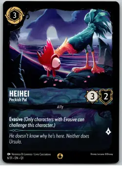 #6 Heihei - Peckish Pal Disney Lorcana Illumineer's Quest Deep Trouble - Image 1