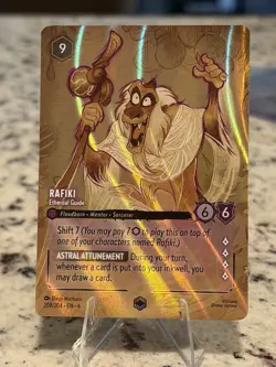 Disney Lorcana Azurite Sea Rafiki Ethereal Guide Enchanted 208/204 - Image 1