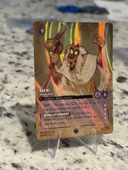 Disney Lorcana Azurite Sea Rafiki Ethereal Guide Enchanted 208/204 - Image 2