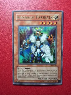 Airknight Parshath Holo Yu-Gi-Oh Trading Playing Card EC Never Played - Image 1